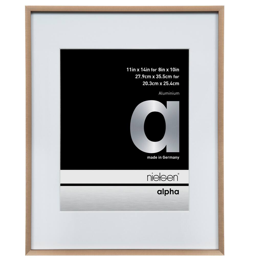 For The Nielsen Alpha Brushed Bronze Aluminum Matted